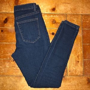 Dark Wash High Waisted Skinny Jeans